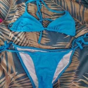 Pre owned XS blue bathing suit